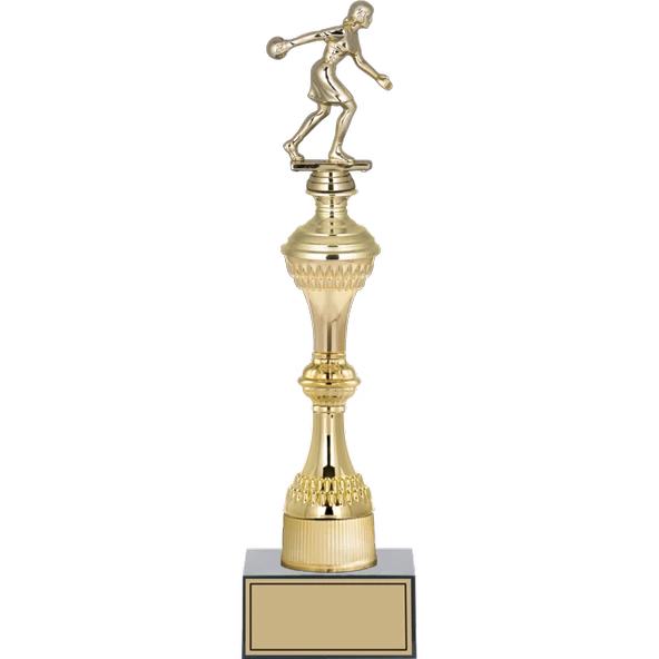 ODAK KUPA - Figürlü Kupalar - Bowling Kadın Figürlü Kupalar FG-031 C - 39 cm ürün görseli 1