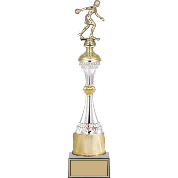 ODAK KUPA - Figürlü Kupalar - Bowling Kadın Figürlü Kupalar FG-032 A - 45 cm ürün görseli 1