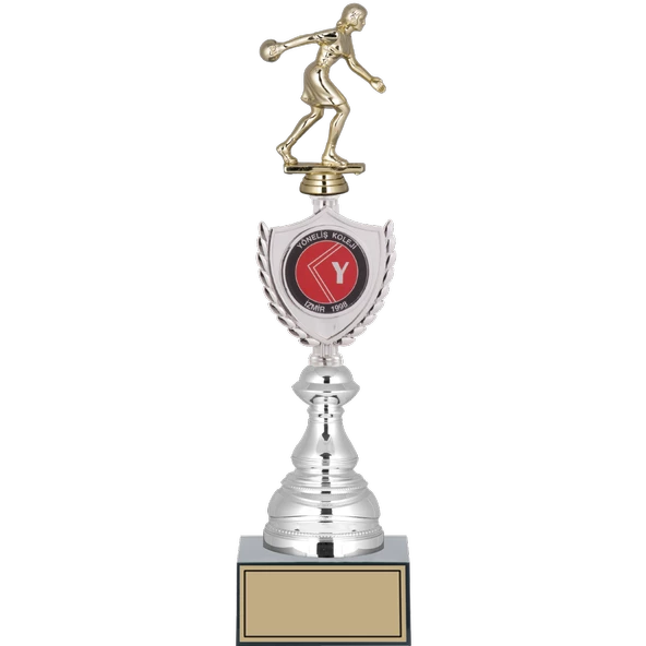 ODAK KUPA - Figürlü Kupalar - Bowling Kadın Figürlü Kupalar FG-035 C - 38 cm ürün görseli 1