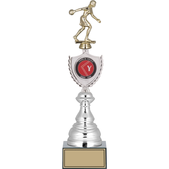 ODAK KUPA - Figürlü Kupalar - Bowling Kadın Figürlü Kupalar FG-035 B - 39 cm ürün görseli 1