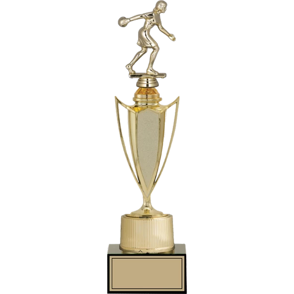 ODAK KUPA - Figürlü Kupalar - Bowling Kadın Figürlü Kupalar FG-040 B - 36 cm ürün görseli 1