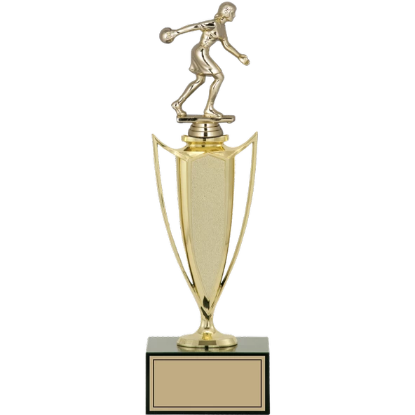 ODAK KUPA - Figürlü Kupalar - Bowling Kadın Figürlü Kupalar FG-039 A - 34 cm ürün görseli 1