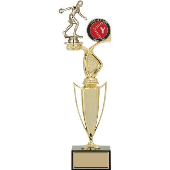 ODAK KUPA - Figürlü Kupalar - Bowling Kadın Figürlü Kupalar FG-043 A - 43 cm ürün görseli 1