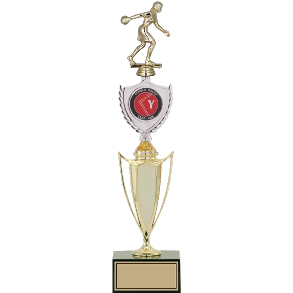 ODAK KUPA - Figürlü Kupalar - Bowling Kadın Figürlü Kupalar FG-042 B - 44 cm ürün görseli 1
