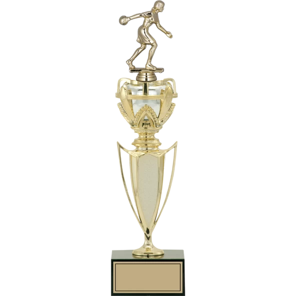 ODAK KUPA - Figürlü Kupalar - Bowling Kadın Figürlü Kupalar FG-044 B - 40 cm ürün görseli 1