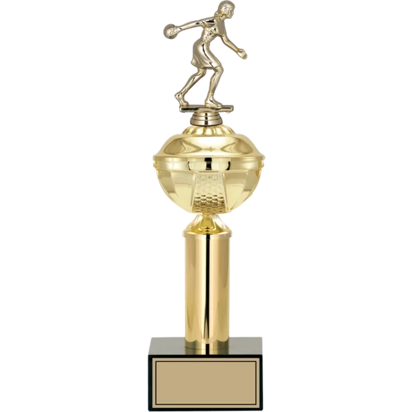 ODAK KUPA - Figürlü Kupalar - Bowling Kadın Figürlü Kupalar FG-047 C - 38 cm ürün görseli 1