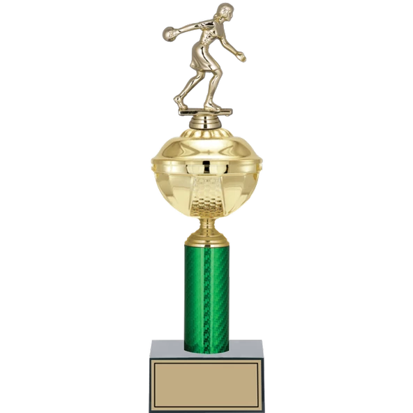 ODAK KUPA - Figürlü Kupalar - Bowling Kadın Figürlü Kupalar FG-049 B - 38 cm ürün görseli 1