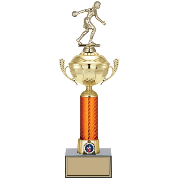 ODAK KUPA - Figürlü Kupalar - Bowling Kadın Figürlü Kupalar FG-056 B - 42 cm ürün görseli 1