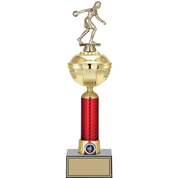 ODAK KUPA - Figürlü Kupalar - Bowling Kadın Figürlü Kupalar FG-053 B - 42 cm ürün görseli 1