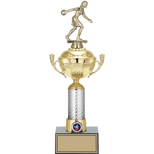 ODAK KUPA - Figürlü Kupalar - Bowling Kadın Figürlü Kupalar FG-058 C - 40 cm ürün görseli 1