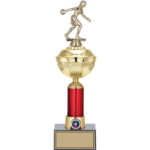 ODAK KUPA - Figürlü Kupalar - Bowling Kadın Figürlü Kupalar FG-053 C - 40 cm ürün görseli 1