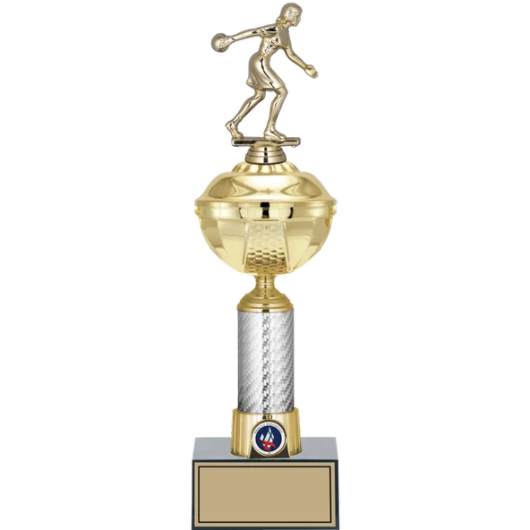 ODAK KUPA - Figürlü Kupalar - Bowling Kadın Figürlü Kupalar FG-057 C - 40 cm ürün görseli 1