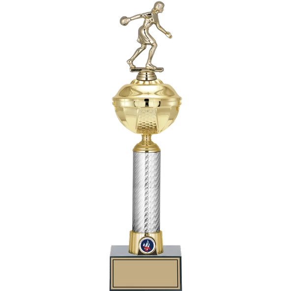 ODAK KUPA - Figürlü Kupalar - Bowling Kadın Figürlü Kupalar FG-057 A - 45 cm ürün görseli 1