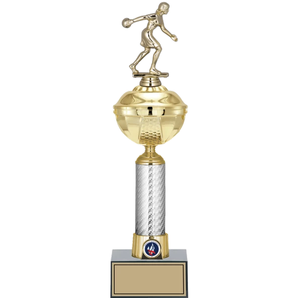 ODAK KUPA - Figürlü Kupalar - Bowling Kadın Figürlü Kupalar FG-057 B - 42 cm ürün görseli 1