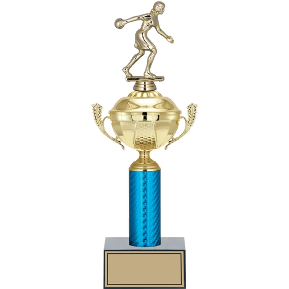 ODAK KUPA - Figürlü Kupalar - Bowling Kadın Figürlü Kupalar FG-052 B - 38 cm ürün görseli 1