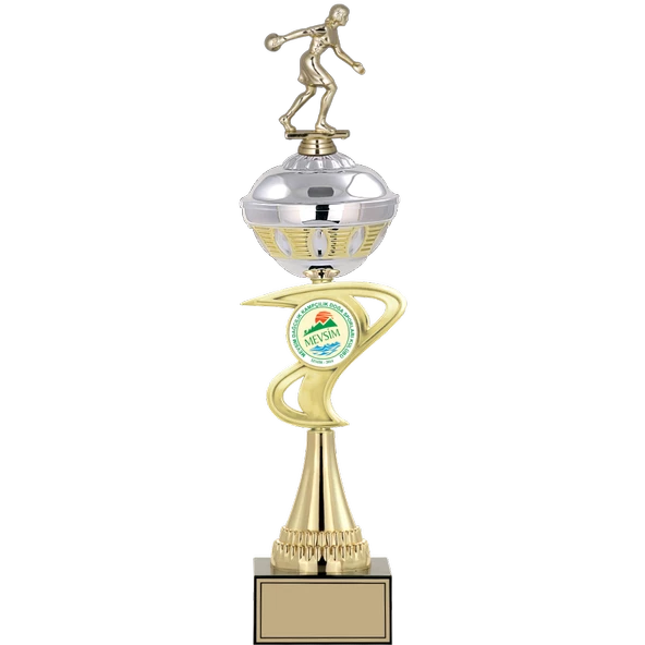 ODAK KUPA - Figürlü Kupalar - Bowling Kadın Figürlü Kupalar FG-065 A - 48 cm ürün görseli 1