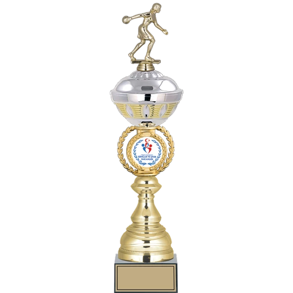 ODAK KUPA - Figürlü Kupalar - Bowling Kadın Figürlü Kupalar FG-066 A - 49 cm ürün görseli 1
