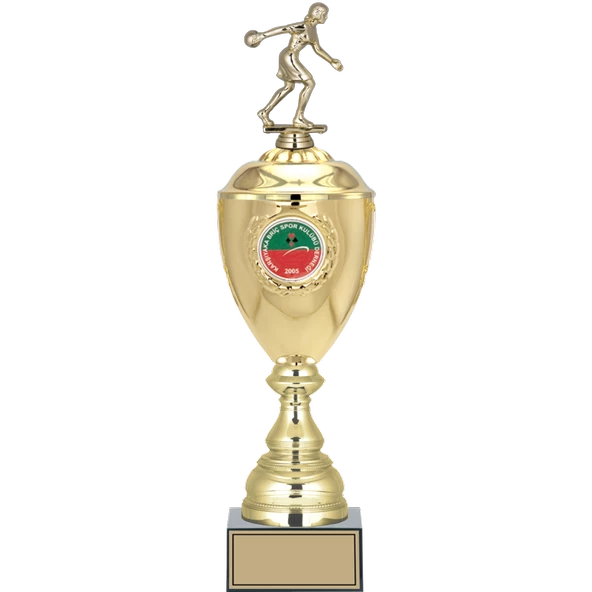 ODAK KUPA - Figürlü Kupalar - Bowling Kadın Figürlü Kupalar FG-079 B - 47 cm ürün görseli 1