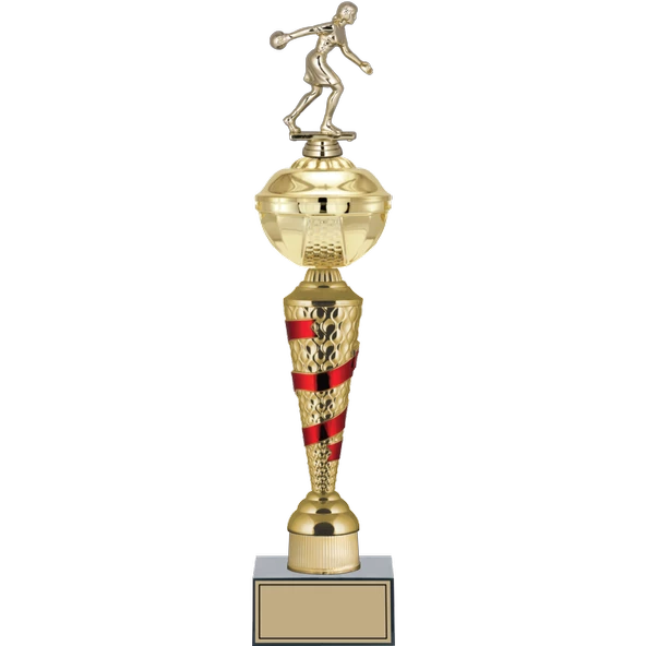 ODAK KUPA - Figürlü Kupalar - Bowling Kadın Figürlü Kupalar FG-077 C - 48 cm ürün görseli 1