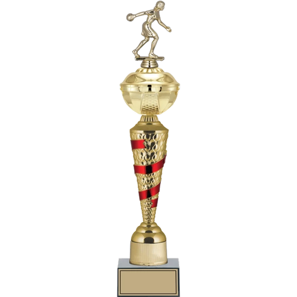 ODAK KUPA - Figürlü Kupalar - Bowling Kadın Figürlü Kupalar FG-077 B - 52 cm ürün görseli 1