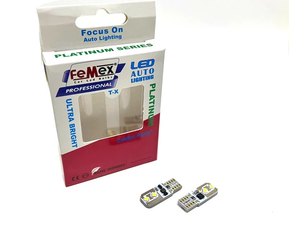 FEMEX T10 3030 Chip 4smd 250 Lumen Beyaz Led Ampul 6000K ürün görseli 1