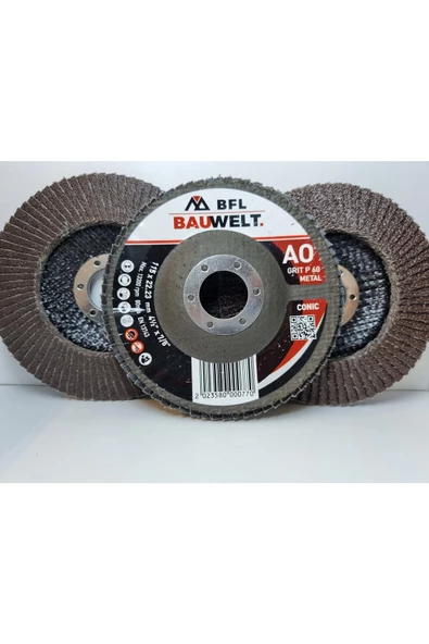 BAUWELT ÇAP115 A060 FLAP DİSK ZIMPARA HIGHTECH 5Lİ PAKET ürün görseli 1