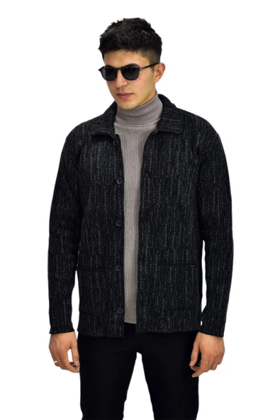 Erkek Spor Düğmeli Hırka R6420 BGL-ST03172 ürün görseli 1