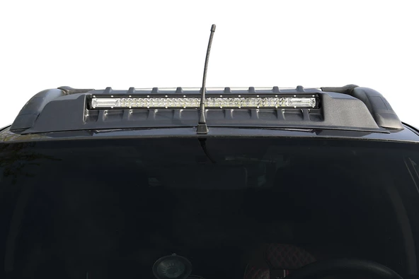 Dacia Duster Ön Cam Üstü Moonvisor Ledli Mat Siyah 2018-2024 Arası ürün görseli 1