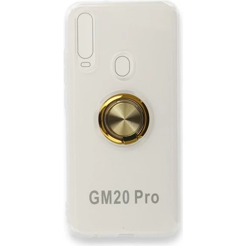 General Mobile Gm 20 Kılıf Gros Yüzüklü Şeffaf Silikon Kılıf ürün görseli 1