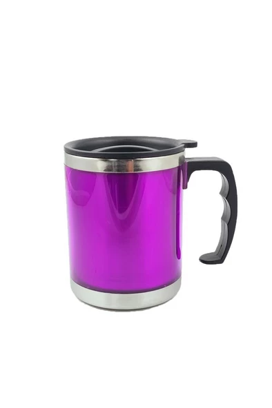 Paslanmaz Çelik 450ml Mug Kahve Çay Termos Bardak ürün görseli 1