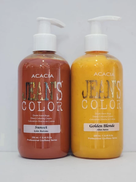 Jean's Color Gün Batımı- Altın Sarısı 250 ml 2li Set ürün görseli 1