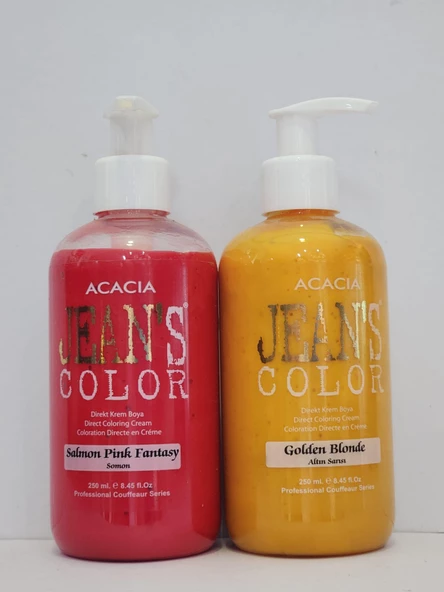 Jean's Color Somon-Altın Sarısı 250 ml 2li Set ürün görseli 1