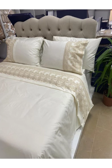 Fransız Dantelli Bella Nevresim Takımı ürün görseli 1