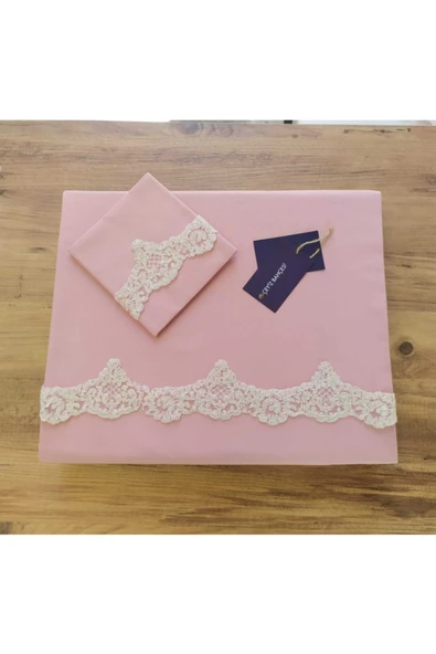 Krem Twinkle Pudra Çift Kişilik Nevresim Takımı ürün görseli 1