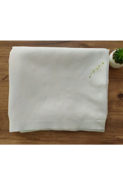 Etual Linen Keten Krem Masa Örtüsü ürün görseli 1