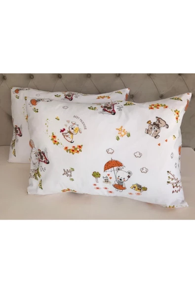 Girl Bear 2’li Yastık Kılıfı 50&70 ürün görseli 1