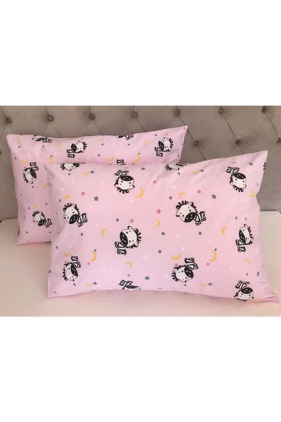 Pembe Zebra 2’li Yastık Kılıfı 50&70 ürün görseli 1