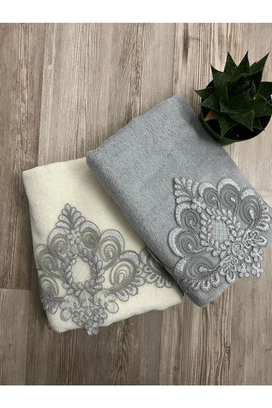 Taç Kadife El Ve Yüz Havlusu 50/90cm ürün görseli 1