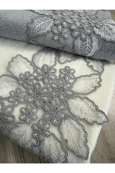 Çinar Kadife El Ve Yüz Havlu Seti 2'li 50/90cm ürün görseli 1