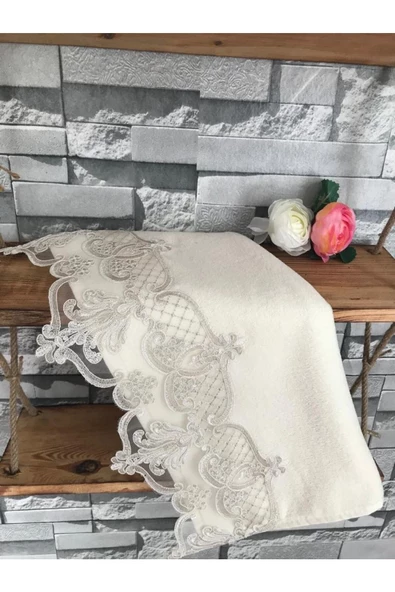 Fransız Güpürlü Işıltı Kadife Havlu 50&90 ürün görseli 1