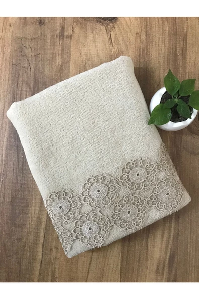 Pırıltı Kadife El Havlusu Cappuçino ürün görseli 1