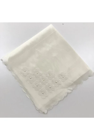 Çeyizlik Iğne Oyalı Saten Bohça ürün görseli 1
