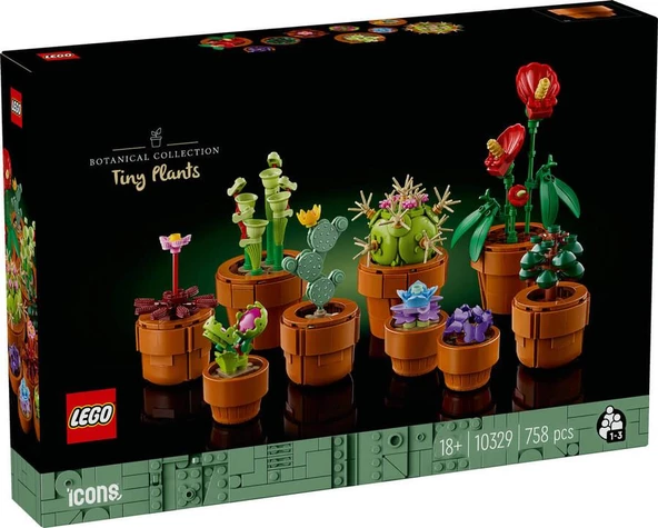 LEGO Icons 10329 Tiny Plants ürün görseli 1