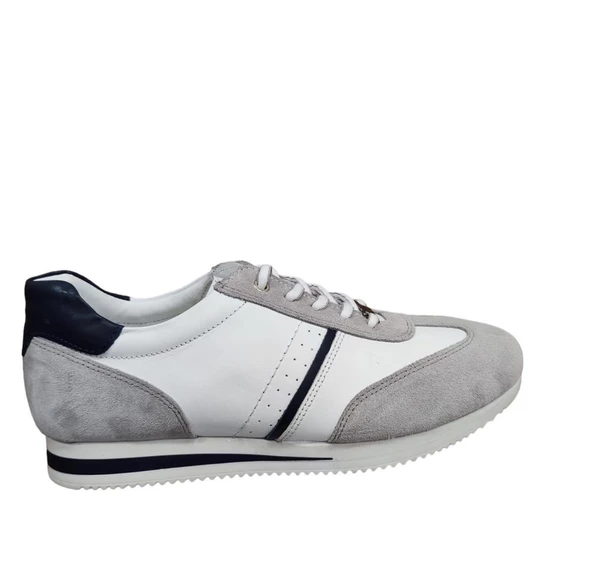 KOMCERO 4Y1543 İNCE TABAN ERKEK DERİ SNEAKERS SPOR AYAKKABI ürün görseli 1
