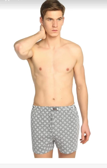 SEHER YILDIZI 0007 ERKEK DESENLİ BOXER TEKLİ ürün görseli 1