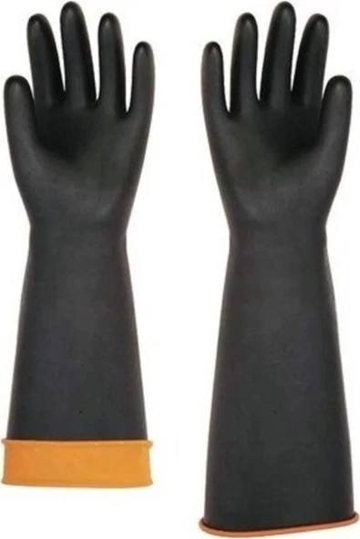 Kauçuk Eldiven 60cm tırtıklı no 10 ürün görseli 1