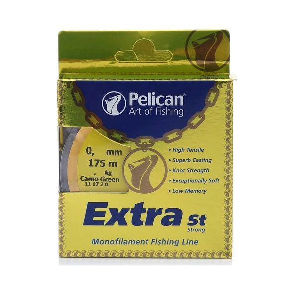 Pelican Extra Strong 175 m Yeşil Misina - Resim 3