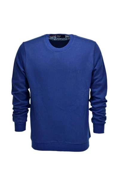 Erkek Spor Sıfır Yaka Sweatshirt R2247 BGL-ST03188 ürün görseli 1