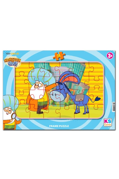 Kesman Games Nasrettin Hoca Zaman Yolcusu 24 parça Frame Puzzle/Yapboz ürün görseli 1