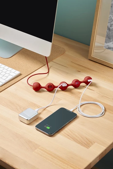 Lexon Peas Hub C USB Çoğaltıcı Sarı - Resim 2